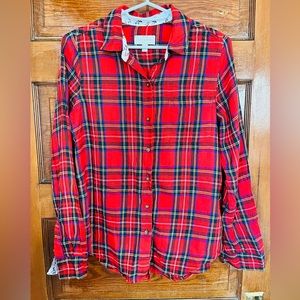 Lucky Brand Red Plaid Shirt